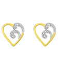 Sparkles Endearing Diamond & Gold Earrings