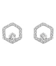 Sparkles Lovely Diamond & Gold Earrings
