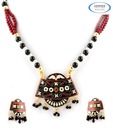 Vendee Exquisite Brass Necklace Set