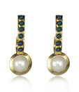 Kshitij Designer Pearl & Stone Studded Earrings