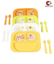Crown Craft Kids Partition Plate Set - 12 Pcs