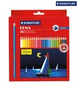 STAEDTLER Luna ABS Water Color Pencils (Box of 48 Colors)