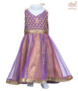 Kilkari Purple Halter Gown For Kids