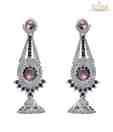 Kriaa Fabulous Purple Earrings