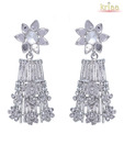 Kriaa Graceful White Earrings