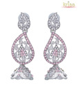 Kriaa Paisley Pink Earrings