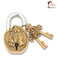 Home Sparkle Brass Radha Krishna Lock