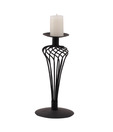 Live n Style Classic Black Candle Holder
