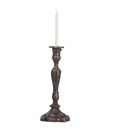 Live n Style Carved Copper Finish Candle Holder