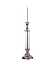 Live n Style Classy Nickel Finish Candle Holder