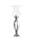 Live n Style Subtle Iron & Glass Candle Holder