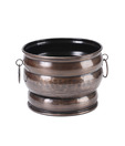 Live n Style Small Copper Touch Iron Planter