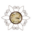 Live n Style Enchanting Iron & Glass Wall Clock