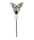 Live n Style Graceful Iron & Stone Garden Stick