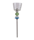 Live n Style Astonishing Iron & Stone Garden Stick