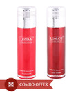 Lomani Pour Homme Deo (Declaration, Desired Red) Pack of 2 -Each 200 ml