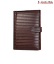 Leather Talks Brown Flap Closure Writing Pad