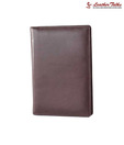 Leather Talks Classy Brown Conference Folder