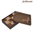 La Chocolates Bronze Polka Dotted Box - 12 Pcs