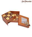 La Chocolates Brown Bow Box - 18 Pcs