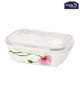 Lock & Lock Ceramic Rectangular Container- 400ml