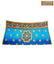Moksh Blue Crystal & Bead Clutch