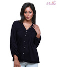 Mishka Navy Blue Top-MF 171