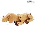 Delhi Seven Teak Wood Toy Dog