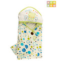 Mee Mee Baby Towel W/ Hood-Green & White For Kids