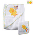 Mee Mee White Baby Towel W/Napkin For Kids