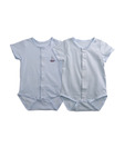 Mums N Babies Baby Body Suits-Set Of 2-Blue (Small) For Kids