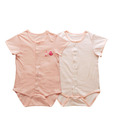 Mums N Babies Baby Body Suits-Set Of 2-Peach (Large) For Kids