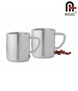 Mosaic Stainless Steel Straight Mug-Small-Set Of 2