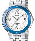 Casio Dazzling Blue Bezel Steel  Watch