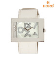 Horo Studded White Dial Watch