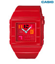 Casio  Red Dual Display Watch