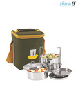 Nano 9 Insulated Clip Tiffin Box Set (3 Pcs)