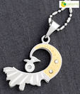 Opaleena Peacock CZ Chain Pendant