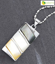 Opaleena Rectangle Mother Of Pearl Chain Pendant