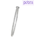 Peora Sterling Silver Gorgeous Bangle