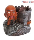 Pllanet Gold Red Indian Pen Holder