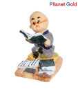 Pllanet Gold Charming Playing Kid Showpiece