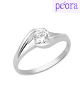 Peora Astounding CZ Solitaire Ring