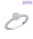 Peora Glamorous CZ Ring