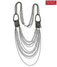 Pretty Woman Urbane Metallic Black Chain