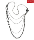 Pretty Woman Exquisite Metallic Black Chain