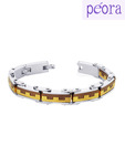 Peora Carbon Fibre Detailing Bracelet