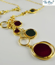 Pari Stylish Enamelled Golden Chain
