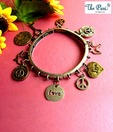 Pari Antique Golden Trinkets Bracelet