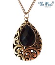 The Pari Elegant Black Stone Necklace